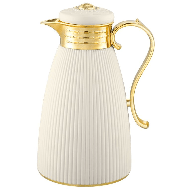 Ferveo Helena Beige/Guld Termokande 1L - Løven Home