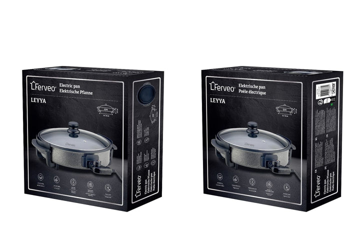 Ferveo - Leyya - Elektrisk Pande – 36 cm - 1500 W - Løven Home