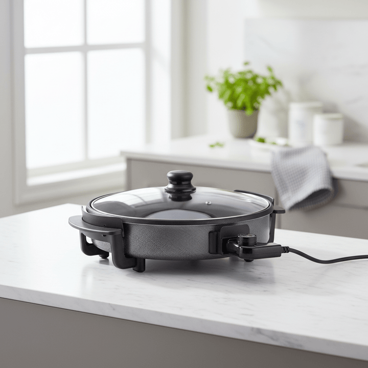 Ferveo Leyya - Elektrisk Pizzapande – Ø36 x 3,5 cm | 1500 W - Løven Home