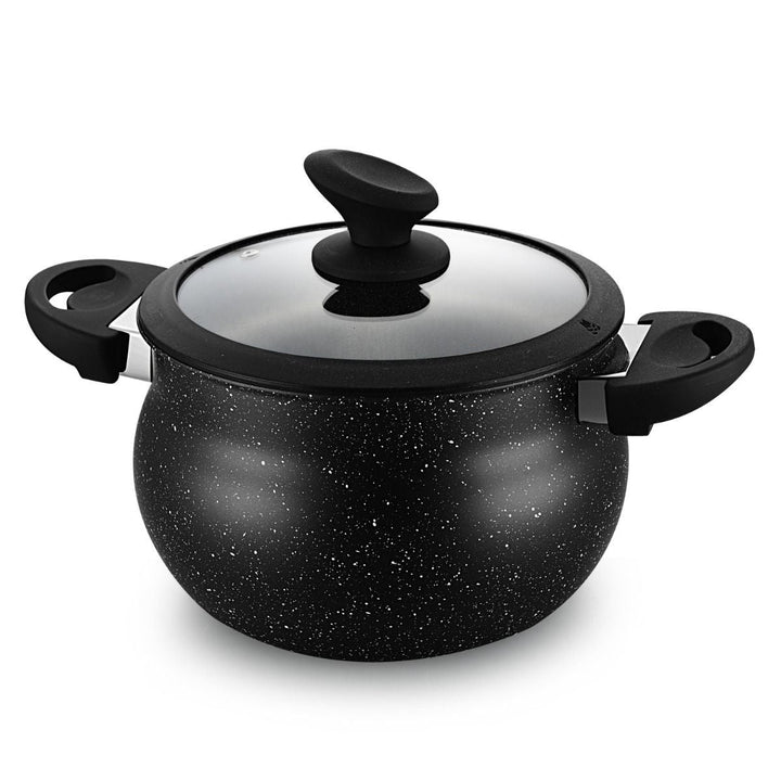 Ferveo Sahra - Damp &amp; Couscous Gryde - 12,5 L | Ø28 cm | Marmorbelagt - Løven Home