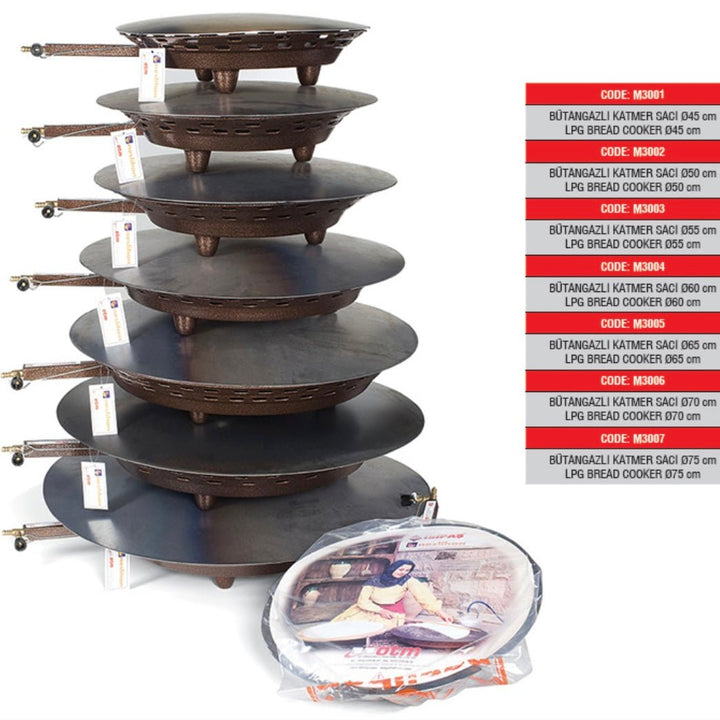 Fladbrød Bageplade Gas 75 cm - Sac - Løven Home