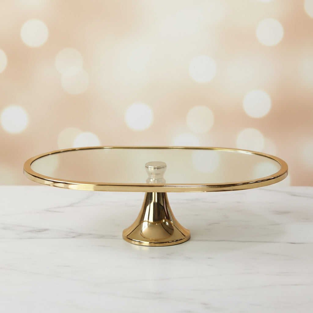 Fugurato Elegance Kagefad på Fod – Guld - Løven Home