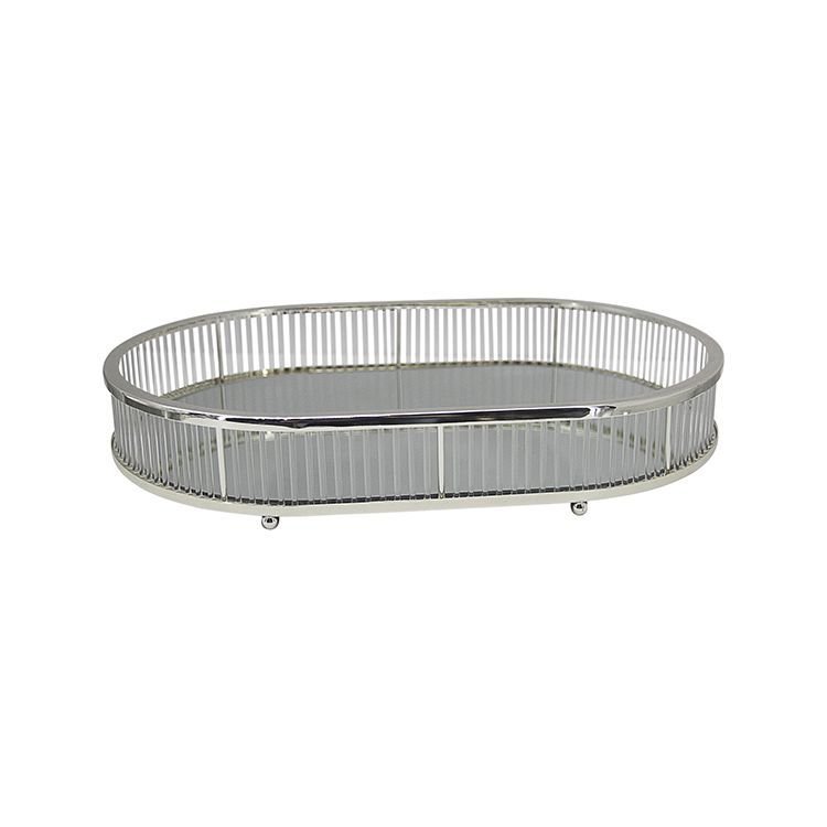 FUGURATO ELEGANCE SERVERINGSBAKKE OVAL | SØLV – CINAR - Løven Home