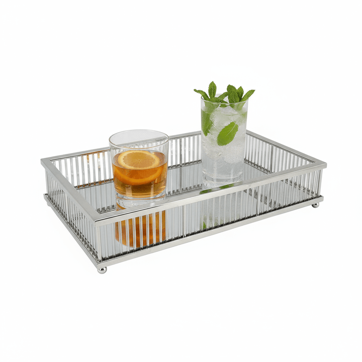 FUGURATO ELEGANCE SERVERINGSBAKKE | Sølv – Cinar - Løven Home