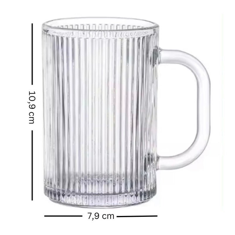 Glaskrussæt 6 stk. 350 ml - Weissberg Riffle - Løven Home