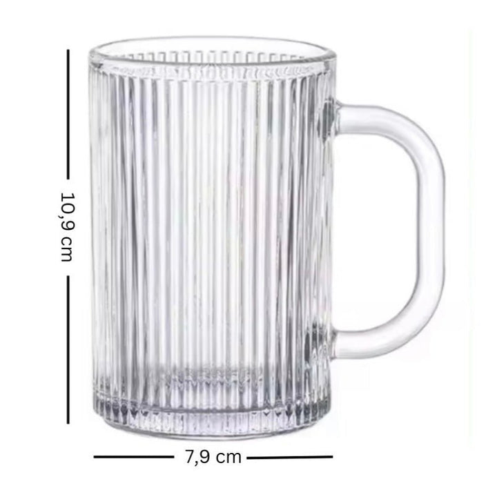 Glaskrussæt 6 stk. 350 ml - Weissberg Riffle - Løven Home