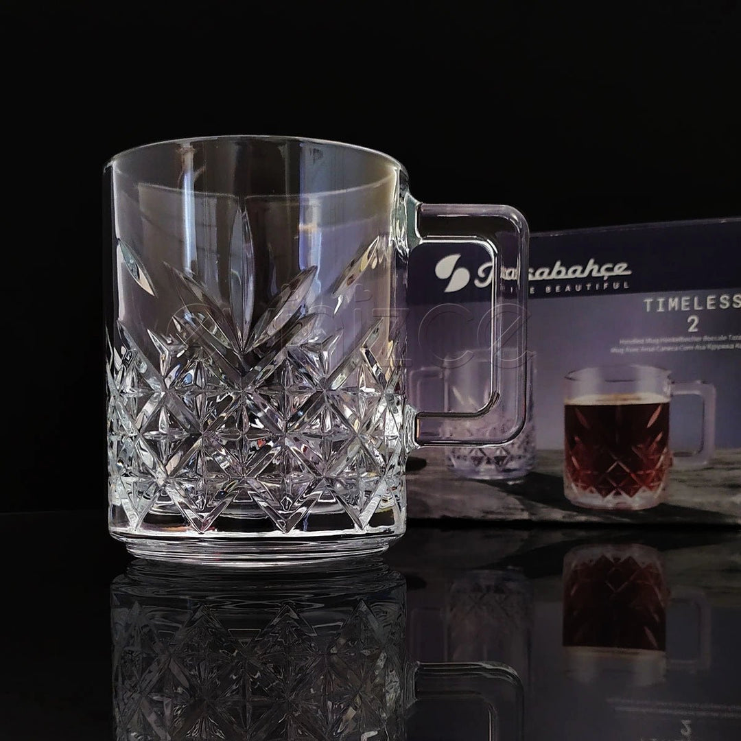 Glaskrussæt m/Hank 2 stk. 250 ml. - Pasabahce Timeless - Løven Home