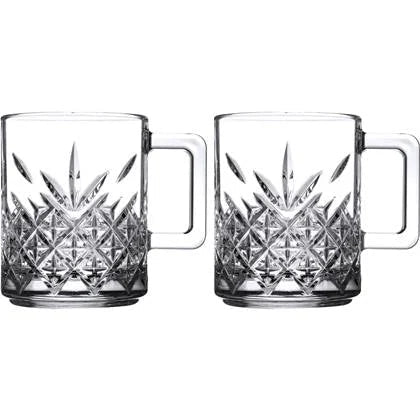 Glaskrussæt m/Hank 2 stk. 250 ml. - Pasabahce Timeless - Løven Home