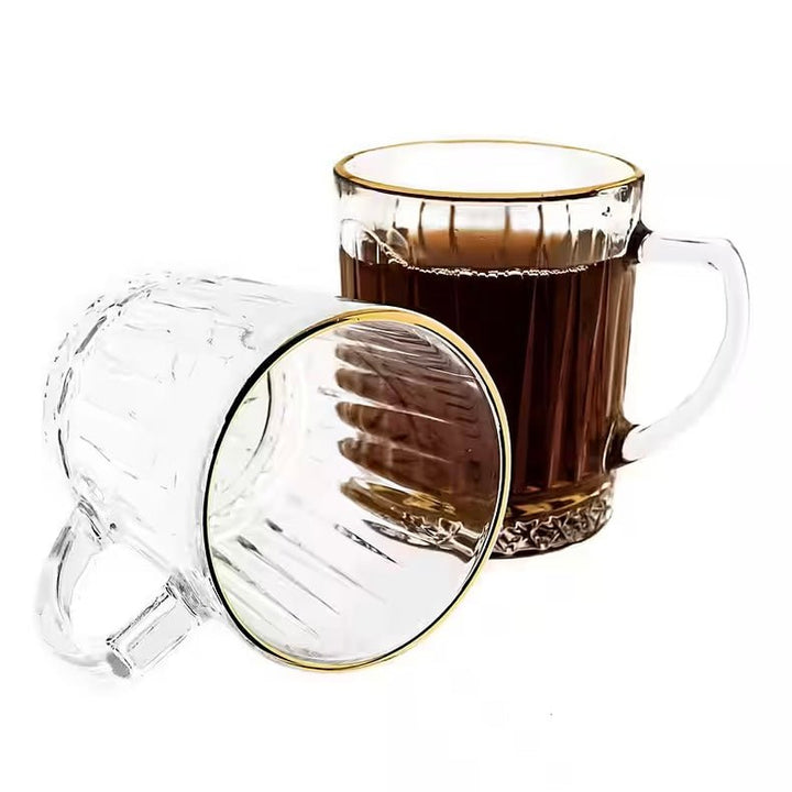 Glaskrussæt m/Hank 6 stk. 240 ml. - Almina Elisa Golden - Løven Home