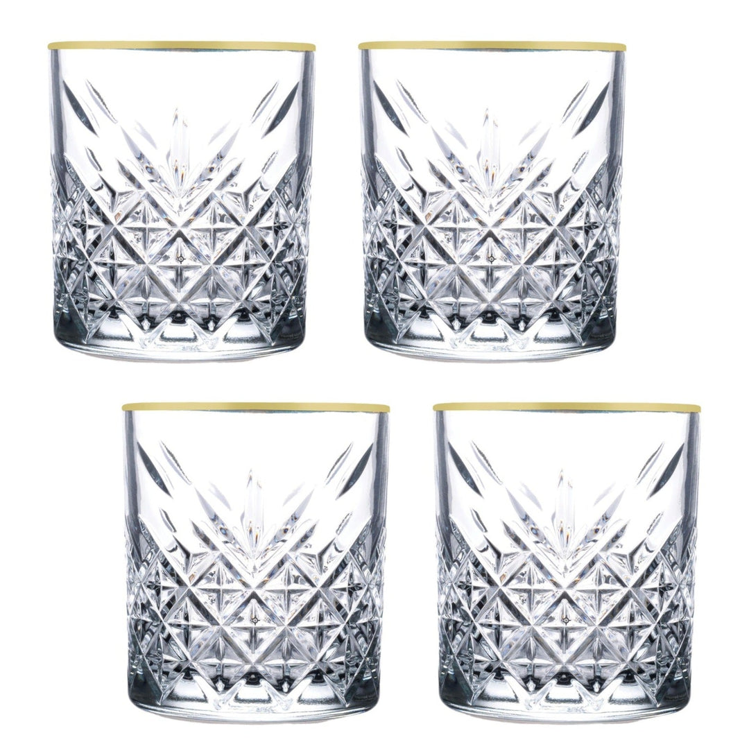 Glassæt 4 stk. 420 ml. - Pasabahce Golden Touch Timeless - Løven Home