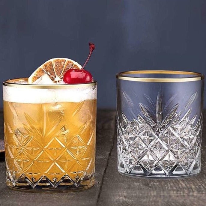 Glassæt 4 stk. 420 ml. - Pasabahce Golden Touch Timeless - Løven Home