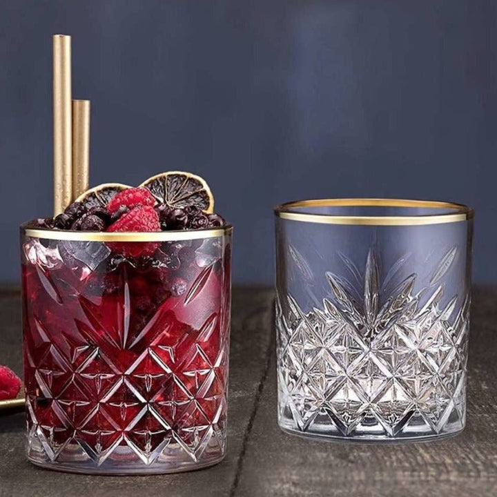Glassæt 4 stk. 420 ml. - Pasabahce Golden Touch Timeless - Løven Home