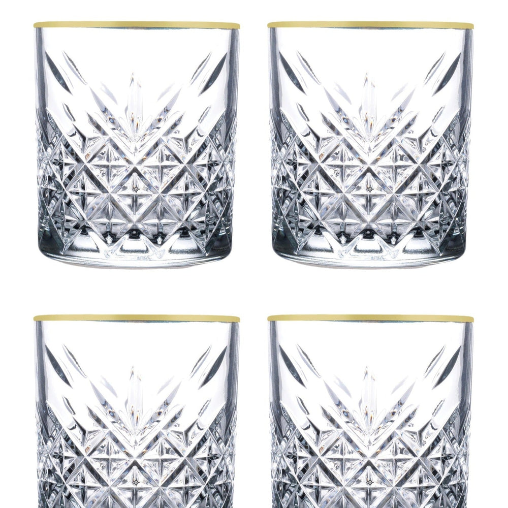Glassæt 4 stk. 420 ml. - Pasabahce Golden Touch Timeless - Løven Home
