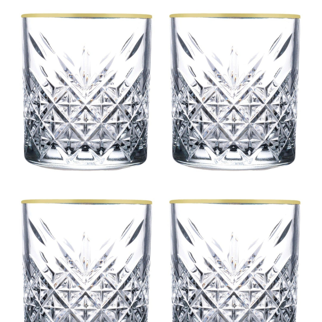 Glassæt 4 stk. 420 ml. - Pasabahce Golden Touch Timeless - Løven Home