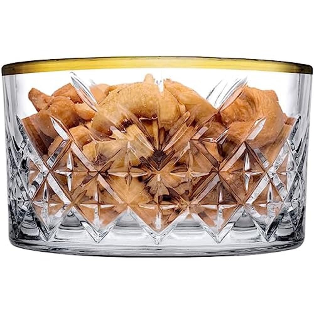 Glasskålesæt 4 stk. m/Guldkant 235 ml. - Pasabahce Timeless Golden Touch - Løven Home