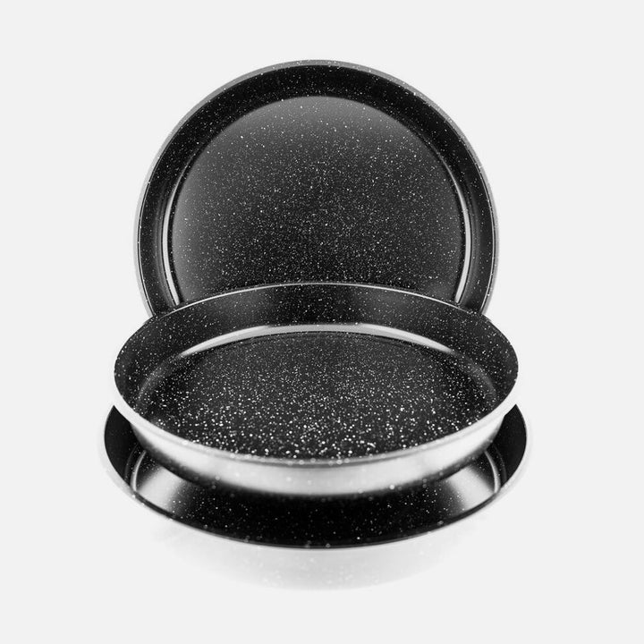 Granit Bradepandesæt Rund 3 stk. 32/36/40 cm - Almina - Løven Home