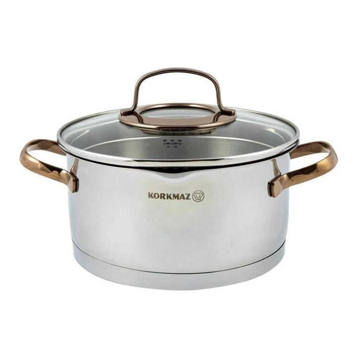 Grydesæt 8 Dele 4 Størrelser - Korkmaz Rosanna - Løven Home