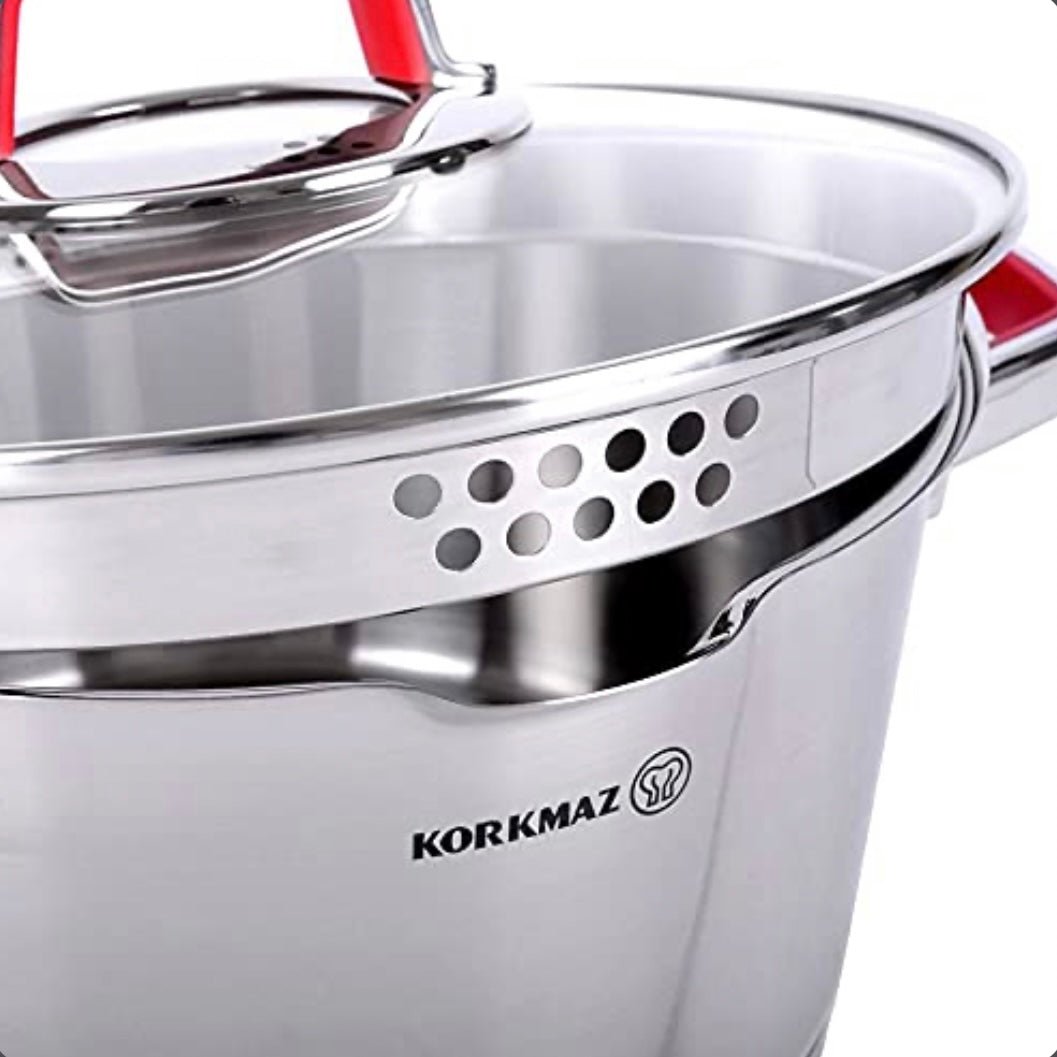 Grydesæt 8 Dele - 4 Størrelser - Korkmaz Vertex - Løven Home