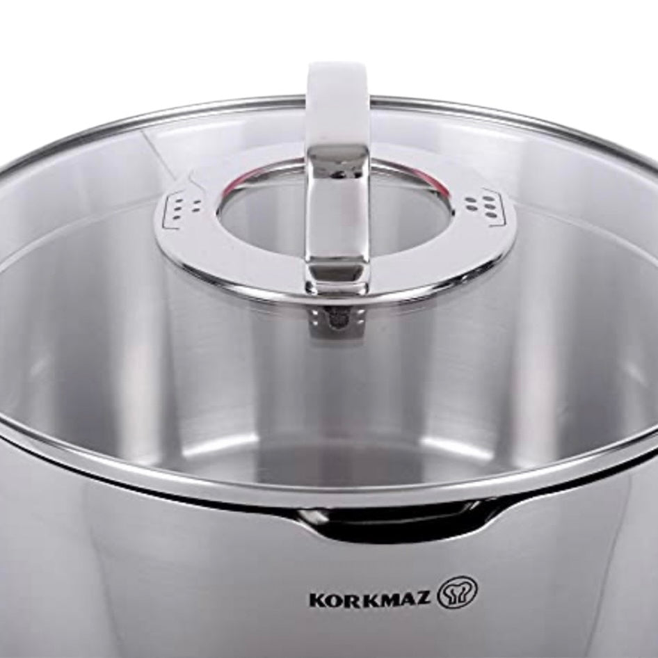 Grydesæt 8 Dele - 4 Størrelser - Korkmaz Vertex - Løven Home