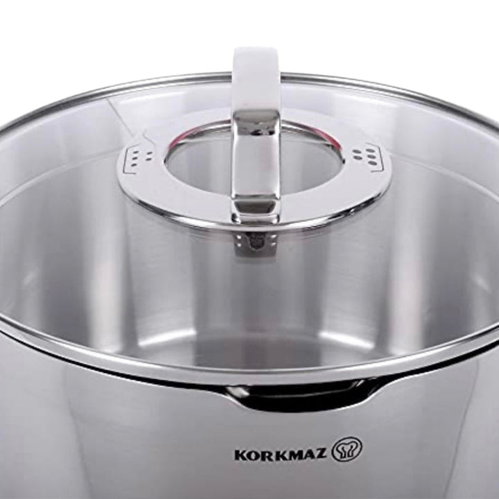 Grydesæt 8 Dele - 4 Størrelser - Korkmaz Vertex - Løven Home