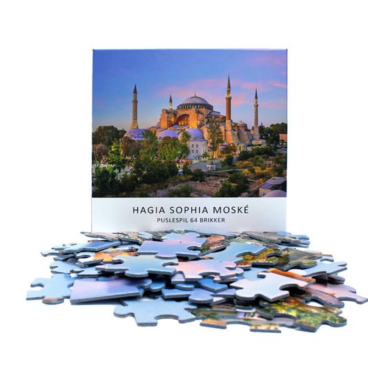 Hagia Sofia Moské Puslespil - 64 Brikker - Løven Home