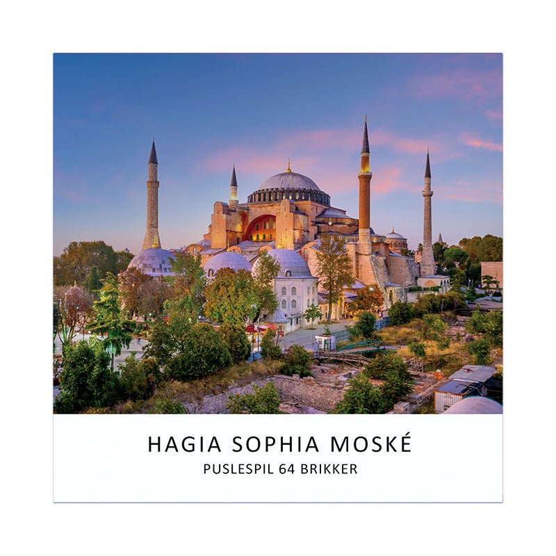 Hagia Sofia Moské Puslespil - 64 Brikker - Løven Home