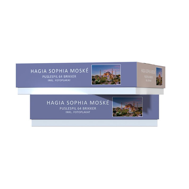 Hagia Sofia Moské Puslespil - 64 Brikker - Løven Home