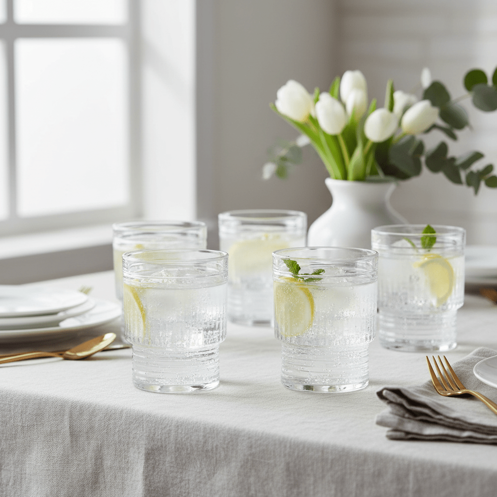 Helen Drikkeglassæt 230 ml. 3 stk. - LAVA - Løven Home