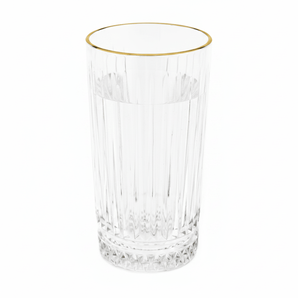 Høj Elisa Golden Drikkeglassæt 6 stk. (300 ml) - Løven Home