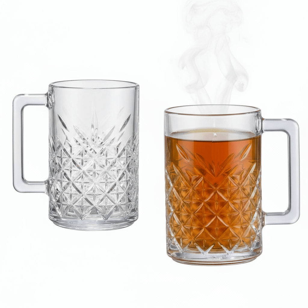 Høj Glaskrussæt m/Hank 2 stk. 315 ml. - Pasabahce Timeless - Løven Home