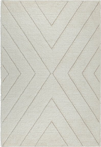 Ideal Shaggy Tæppe - 80362 360 Cream - Løven Home