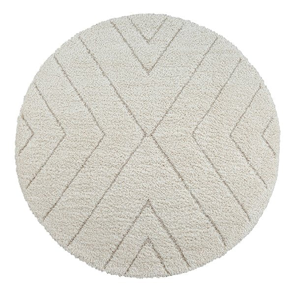 Ideal Shaggy Tæppe - 80362 360 Cream - Løven Home