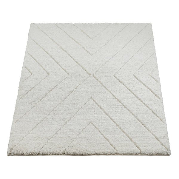 Ideal Shaggy Tæppe - 80362 360 Cream - Løven Home