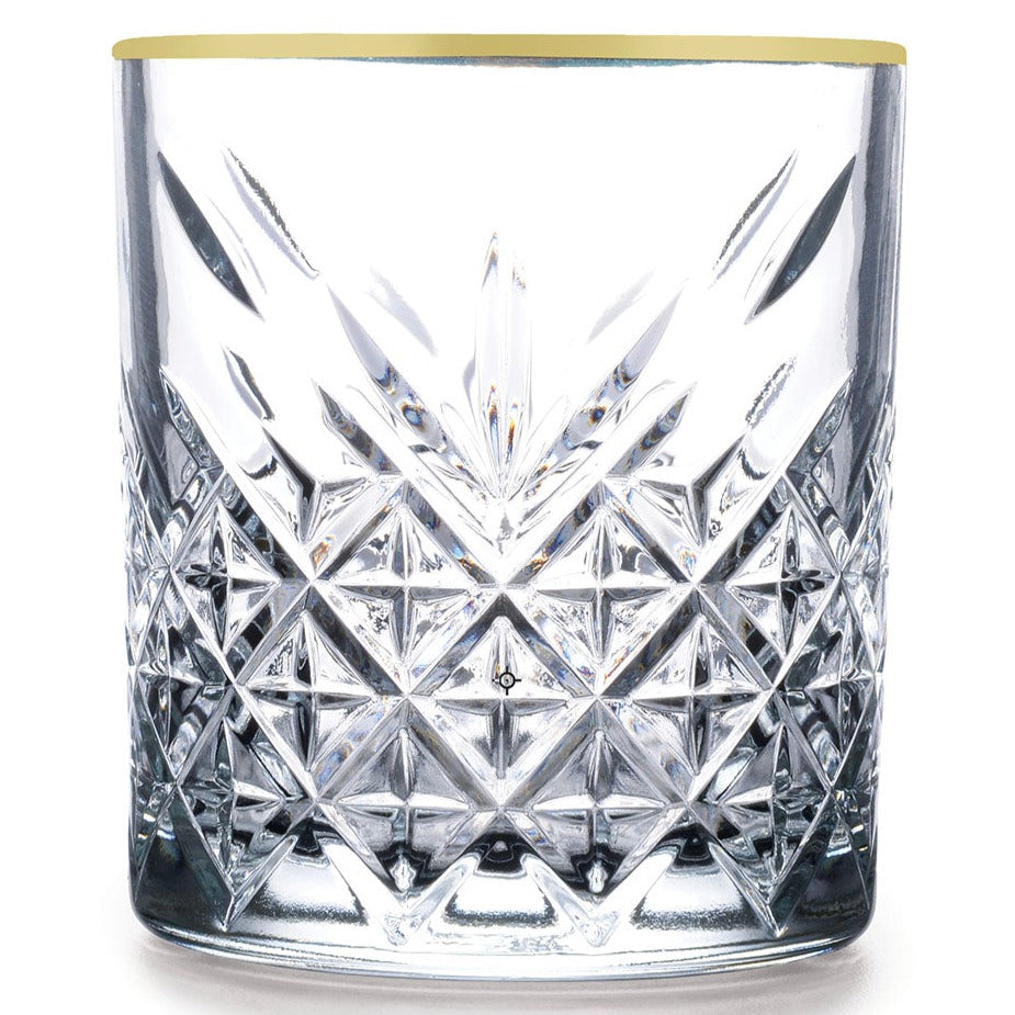 Glas sæt med 4 glas - fra Pasabahce Golden Touch Timeless - Løven Home