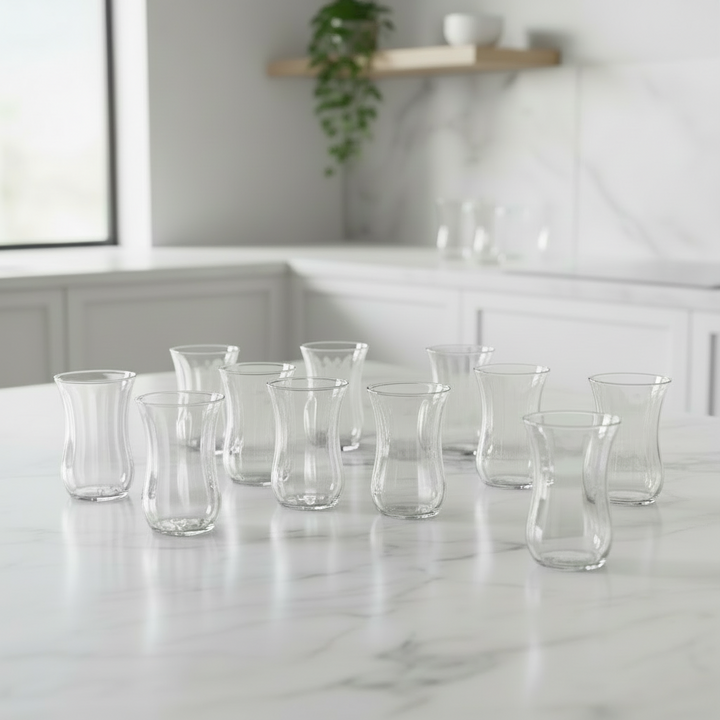 Lav Klasik Optikli Teglassæt 12 stk. | 115 ml.