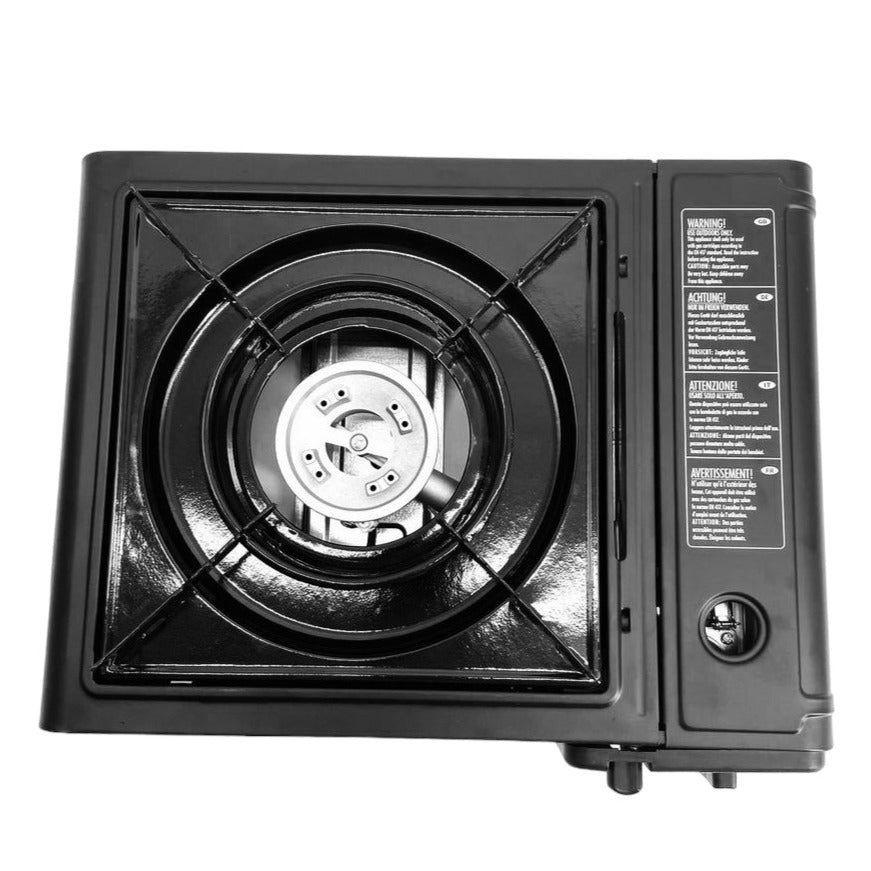 Transportabel Gaskomfur med kuffert - uden gaspatron fra Almina - Løven Home