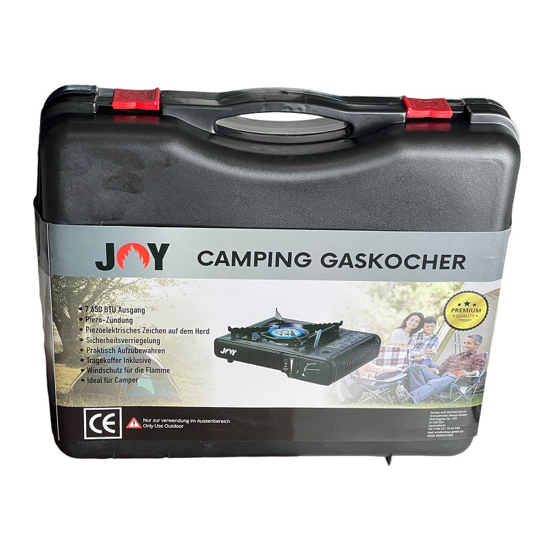 Camping Gaskomfur Transportabel Campingovn med kuffert uden gaspatron - JOY - Løven Home
