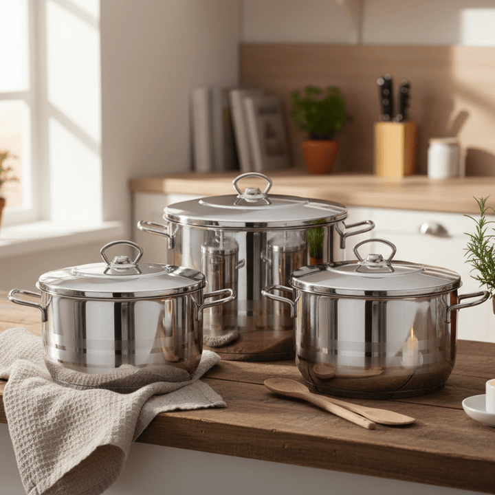 Induktion Grydesæt 6 Dele - Korkmaz Astra Jr. - Løven Home