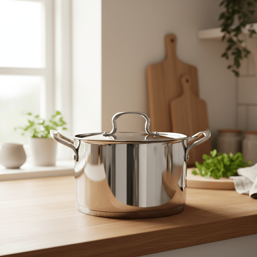 Induktions Gryde 30 cm/11 L. Rustfrit Stål - Løven Home