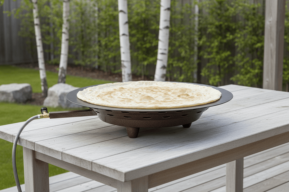IsiPas - Gasdrevet fladbrød bageplade (sac) - Ø70 cm - Løven Home