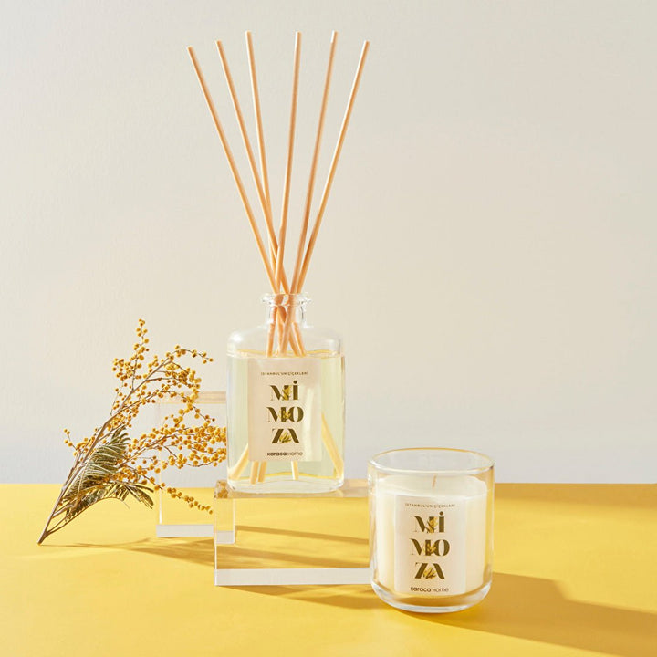 Istanbul’s Blomster - serie Duftspreder med Duftpinde – Mimoza – 200 ml - Løven Home