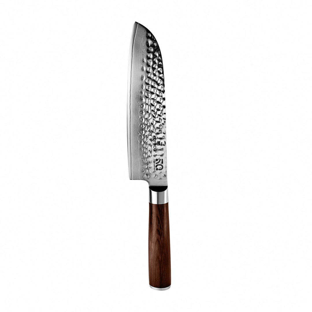 Karaca 50 - års Signatur Specialkniv 31 cm - Damaskus Santoku - Løven Home