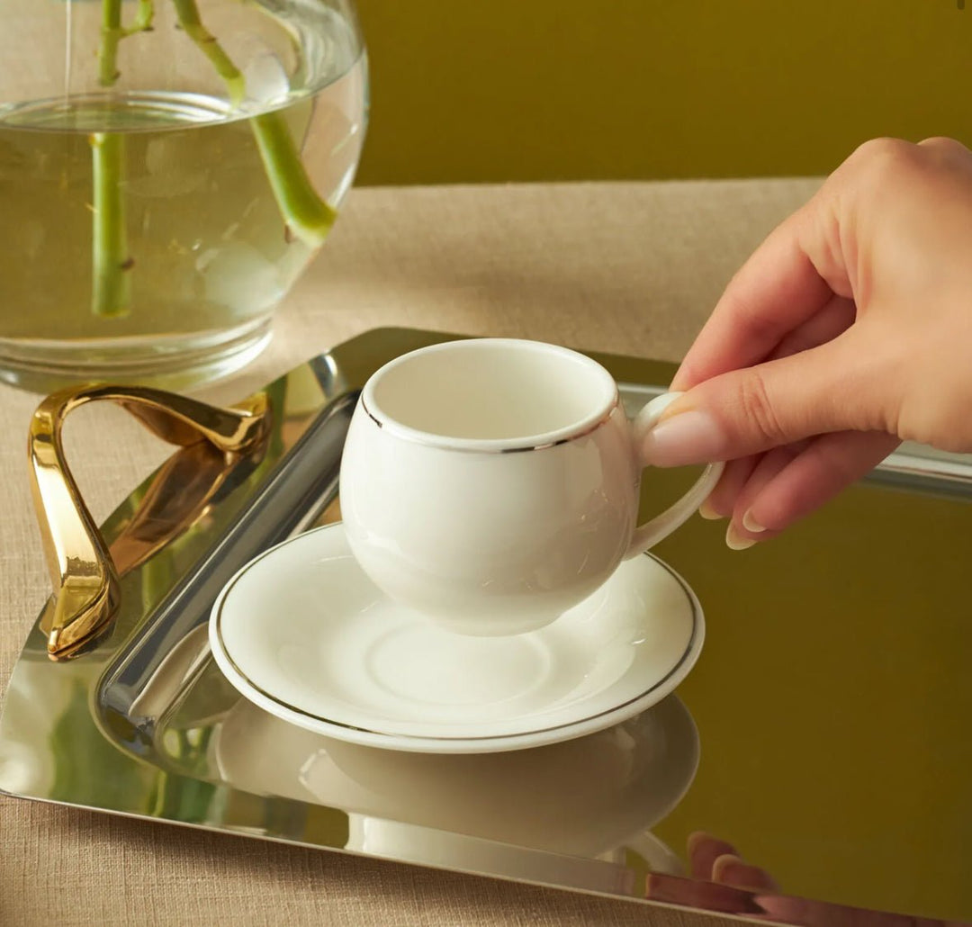 Karaca Adile dobbelt kaffe­sæt – 6 personer - Løven Home