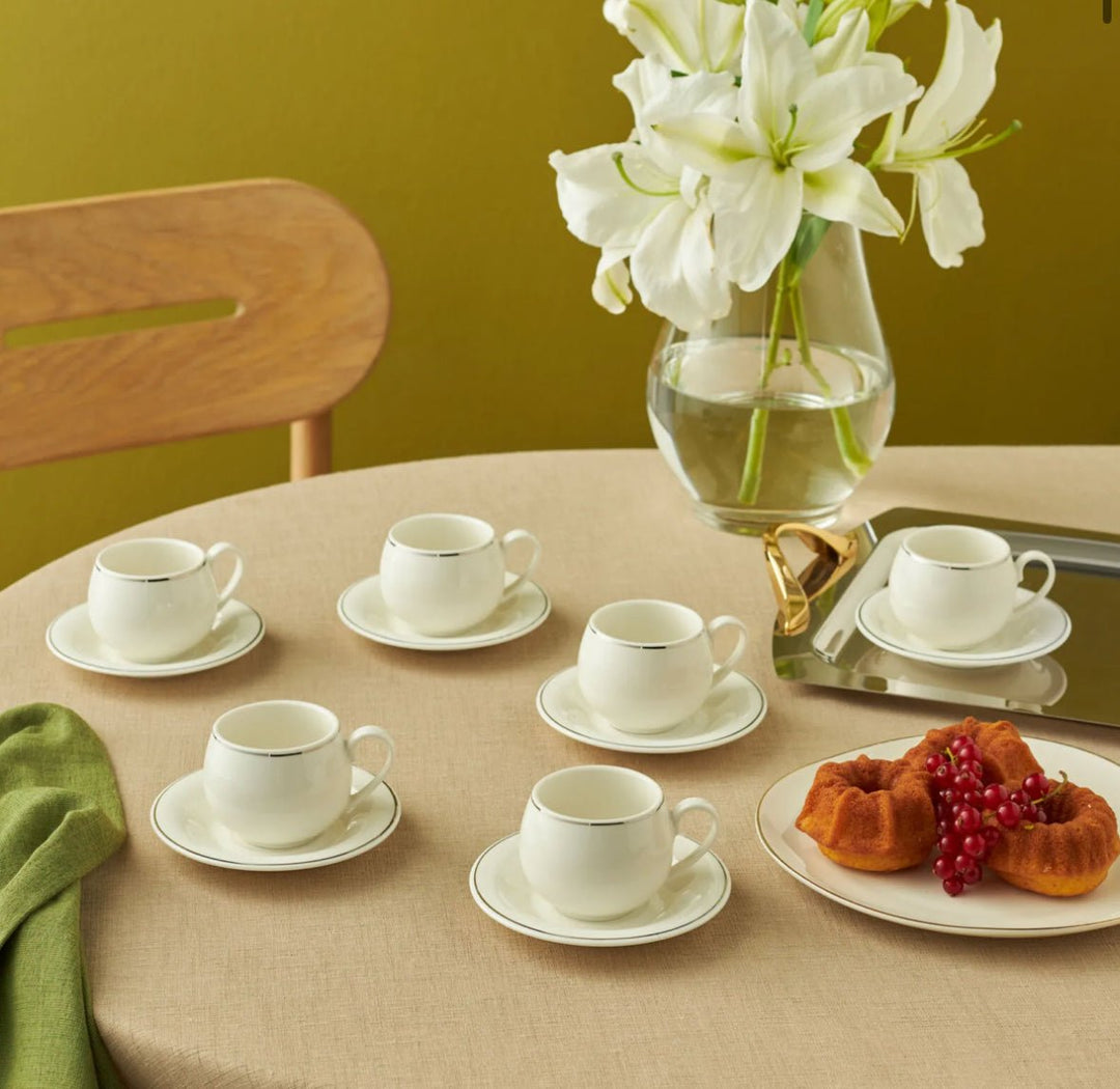 Karaca Adile dobbelt kaffe­sæt – 6 personer - Løven Home