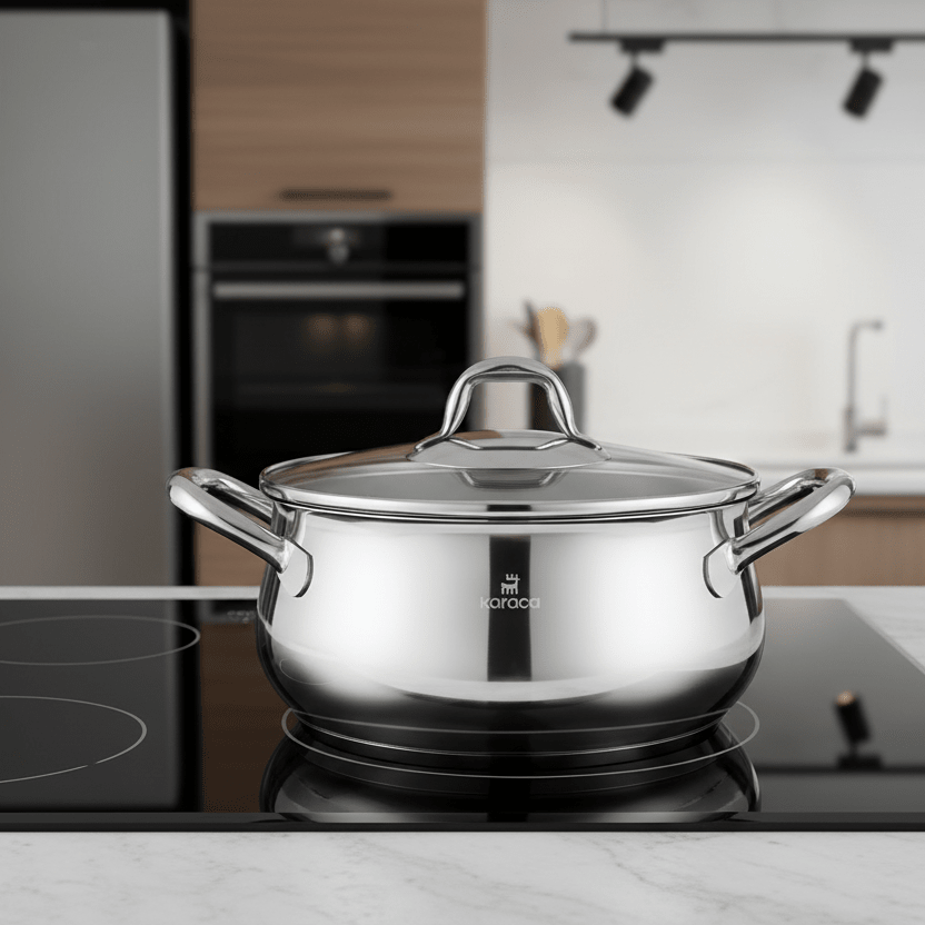 Karaca Akara Induktionsbund Gryde 9,5 L 28 cm - Løven Home