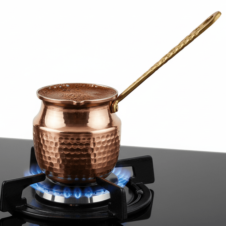 Karaca Alacahöyük Kobber Kaffekande – Stor - 500 ml - Løven Home