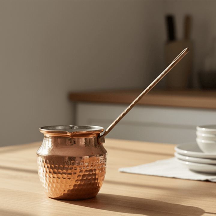 Karaca Alacahöyük Kobber Kaffekande – Stor - 500 ml - Løven Home