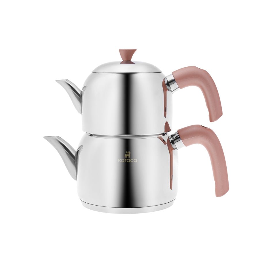 Karaca Alder Midi Tekande - sæt med Induktionsbund – Rosefarvet - Løven Home