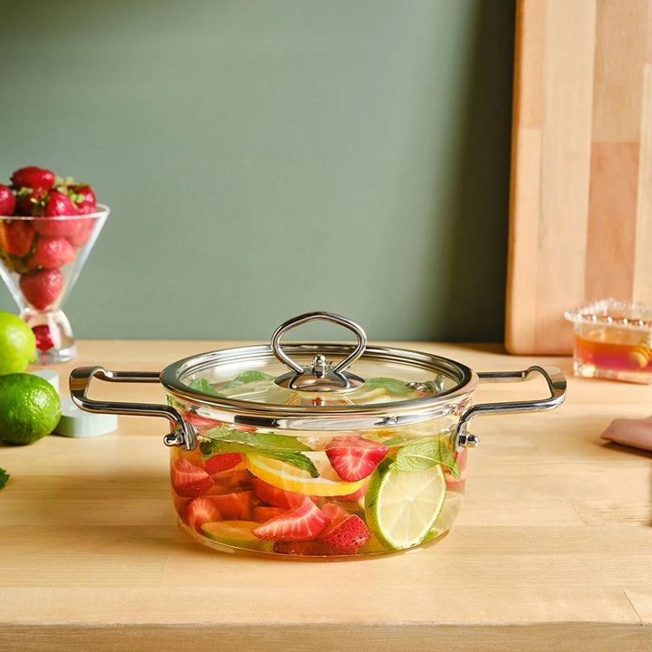 Karaca Amore Dyb Glasgryde (Borosilikat) – 16 cm - Løven Home