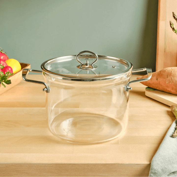 Karaca Amore Dyb Glasgryde (Borosilikat) – 20 cm - 4,5 Liter - Løven Home